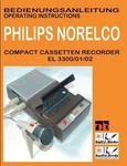 Compact Cassetten Recorder Bedienungsanleitung Philips Norelco 3300/01/02 Ope. Fixed Price $18.75.