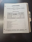 Mitsubishi Model TX-67 Service Manual Original Repair Book Double Cast Port Comp. Fixed Price $99.99.