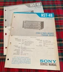 Sony HST-48 8-TRACK Receiver Sensor Original Service Manual Schematic M780X. Fixed Price $13.85.