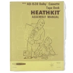 Heathkit Assembly Manual Dolby Cassette Tape Deck Model AD-1530. Fixed Price $18.95.