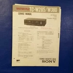 Sony TC-W285 TC-W380 Service Manual Original Paper Oem Repair Guide Usa. Fixed Price $24.95.