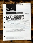 Pioneer CT-S88R Cassette Service Manual *original* #2. Fixed Price $24.97.