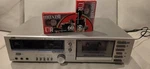 Works Vintage Jvc Stereo Cassette Deck Super Anrs Silver KD-D4J+2 C60. Fixed Price $179.99.
