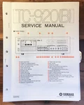 Yamaha TC-920B Cassette Service Manual *original*. Fixed Price $29.97.