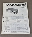 Technics Space Dimension Controller SH-8030 Service Manual D-4619. Fixed Price $74.95.