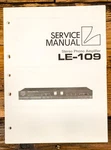 Luxman LE-109 Phono Amplifier Service Manual *original*. Fixed Price $24.97.