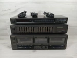 Vintage Technics Cassette RS-TR157, Equalizer SH-8017, & Tuner ST-S98A W Cords. Fixed Price $124.99.