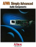 Aiwa - Brochure Catalogue 1982 English. Fixed Price $13.99.