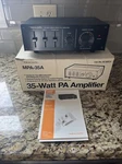 Realistic Mpa 35A Public Address Amplifier Watt Model 32-2027A Solid State. Fixed Price $41.49.