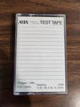 Abex Frequency Response Test Tape TCC-184N, 12.5K/10K/6.3K/1K/250HZ. Fixed Price $180.00.