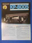 Pioneer KP-8005 Car Cassette Sales Brochure Factory Original The Real Thing. Fixed Price $7.78.