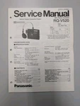 Panasonic RQ-V520 Stereo Radio Cassette Player Service Manual D-5127. Fixed Price $54.95.