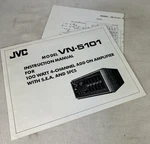 Jvc VN-5101 Instruction Manual Schematic Original JO204. Fixed Price $39.00.