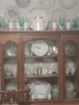 Thomasville Fisher Park Oak Vintage China Cabinet. Fixed Price $400.00.