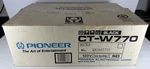 Pioneer Vintage CT-W770 Stereo Double Cassette Deck Black *brand New*. Fixed Price $699.99.