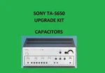 Stereo Amplifier Sony TA-5650 Repair Kit All Capacitors. Fixed Price $67.00.