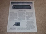 Carver M-200T Amplifier SHEET,1 PG,SPECS,INFO,1987. Fixed Price $9.99.