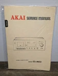 Original Akai CS-M02 CS-MO2 Stereo Cassette Deck Service Manual Vintage Repair. Fixed Price $13.49.