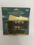 Radio Shack (archer) 75 Ohm Coax 4 Set Distribution Amplifier 15-1107 Nos New. Fixed Price $12.99.