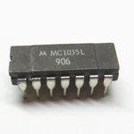 Vintage Motorola MC1035L Dual Schmitt Trigger Triple Differential Amplifier 1979. Fixed Price $17.99.