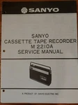 Sanyo M2210A Cassette Tape Recorder Original Service Manaul. Fixed Price $24.99.
