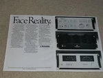 Mitsubishi 1978 Ad, Pg, DA-A15DC DA-P20 Preamp, DA-F20 Tuner, Article. Fixed Price $9.99.