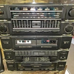 Soundesign 6865 Stereo System Turntable Dual Cassette Cd Am/fm Radio & Remote. Fixed Price $165.00.