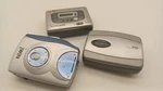 Of Three Cassette Players, Aiwa, Jwin, Gpx. For Parts Repair. C1752. Fixed Price $25.00.