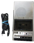 General Electric Cassette Tape Player Recorder Silhouette Series 3-5157B. Fixed Price $12.99.