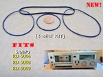 Oem Four Kit Fits Sanyo RD-5006 RD-5008 RD-5009 (pk Of 4 Belts) New. Fixed Price $16.37.