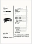 Heathkit AA-181 Amplifier Assembly And Operation Manual 38 Pages. Fixed Price $19.95.