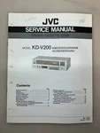 Jvc KD-V200 Original Service Manual Free Shipping. Fixed Price $14.00.