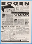 1958 Bogen DB-115 Amplifier University Speaker Olson Radio Warehouse Akron Oh. Fixed Price $10.99.