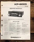 Pioneer KP-8005 Car Cassette Service Manual *original*. Fixed Price $14.97.