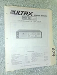 Sanyo Rd R31 Ultrx Service Manual Original Repair Book Stereo Deck Tape Player. Fixed Price $20.00.