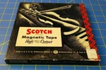 Vintage Scotch Magnetic Reel Box. 120 A-12 High Output. Usa.. Fixed Price $8.49.