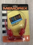 Vintage Red Memorex Colorphones Headphones Deadstock 1980'S Retro Nos. Fixed Price $25.29.