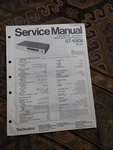 Technics ST-K808 Tuner Preamplifier Service Manual. Fixed Price $15.00.