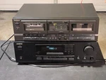 Technics RS-TR167 Dual Cassette Deck Auto-reverse, Needs Gear Replaced Read. Fixed Price $50.00.