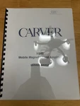 Carver Model M240 Magnetic Field Amplifier Service Manual Original Vintage. Fixed Price $24.99.