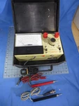 Vintage Heathkit Utility Solid State Voltmeter Model IM-17 Original Case. Fixed Price $25.00.