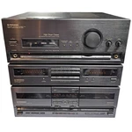 Rare Vintage Pioneer Stereo System Stack DC-Z93 Dual Cassette Eq Hi-fi Amp. Fixed Price $254.99.