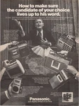 Panasonic Vintage 1970S Print Ad Portable Cassette Tape Recorders. Fixed Price $11.23.