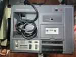Sharp Cassette Recorder / Pa System RD-680AV In Black Hard Case Tested. Fixed Price $60.00.