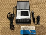 Sony TCM-858 Cassette Recorder & Realistic Dynamic Microphone W/ Label Untested. Fixed Price $37.99.