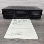 Sony TC-WR800 Dual Cassette Deck For Parts-repair-powers On-will Not Play Tape. Fixed Price $34.98.