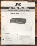 Jvc TD-W303 Cassette Service Manual *original*. Fixed Price $14.97.