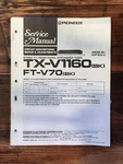 Pioneer TX-V1160 FT-V70 Tuner Service Manual *original*. Fixed Price $14.97.