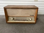 Vintage German Grundig 5490, Konzergerate, Luxury Stereo Hifi Tube Radio. Fixed Price $259.99.