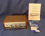 Vintage Realistic SA-100B Solid State Stereo Amplifier & Original Box And Manual. Fixed Price $110.00.